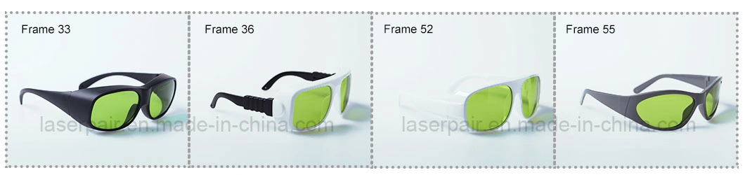 Over Prescription Laser Safety Glasses for 810nm &amp; 980nm Diodes and 1064nm ND: YAG Lasers with Frame 55