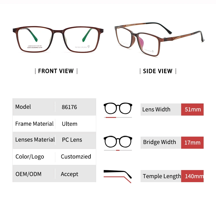 Plastic Steel Female Glasses Eyeglasses Frames 2022