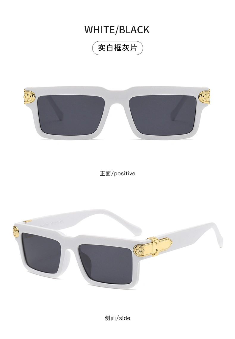 Fashionable Retro Modern Imitation Diamond Trend Men Women UV400 Sunglasses