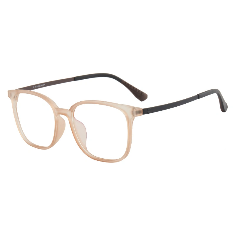 New &beta; Titanium Rubberized Titanium Eyeglasses Retro Fashion Ultra Light Eyeglasses Frames