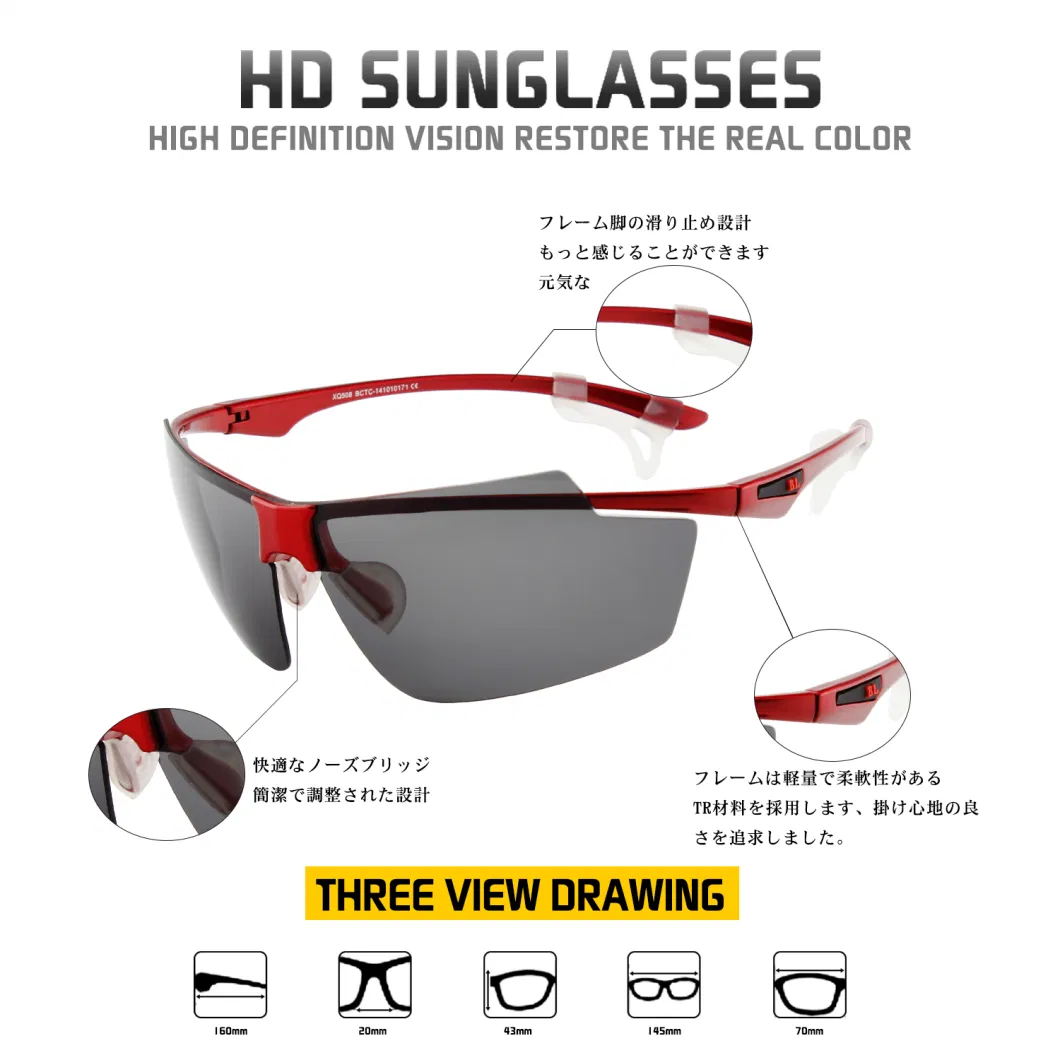 Supplier UV Protection Light Weight Unbreakable Sun Glasses Fishing Driving Sport Sunglasses