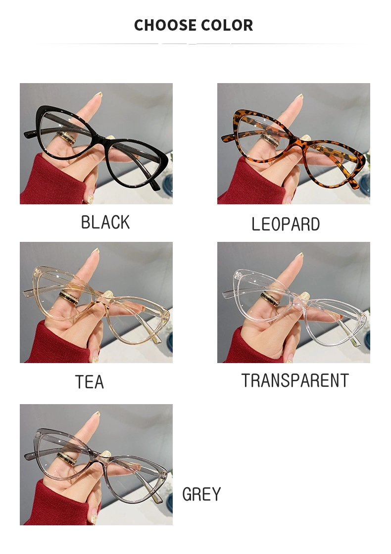 Quality Simple Fashion Retro Cat Eye Men Women Anti Blue Light Glasses