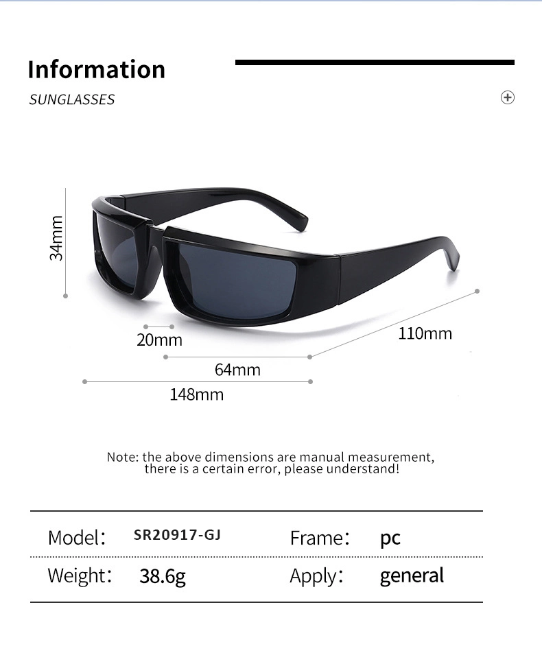 2024 New Cycling Sports Sunglasses Y2K Future Sunscreen Punk Glasses Hip Hop Fashion Designer Party Sunglasses