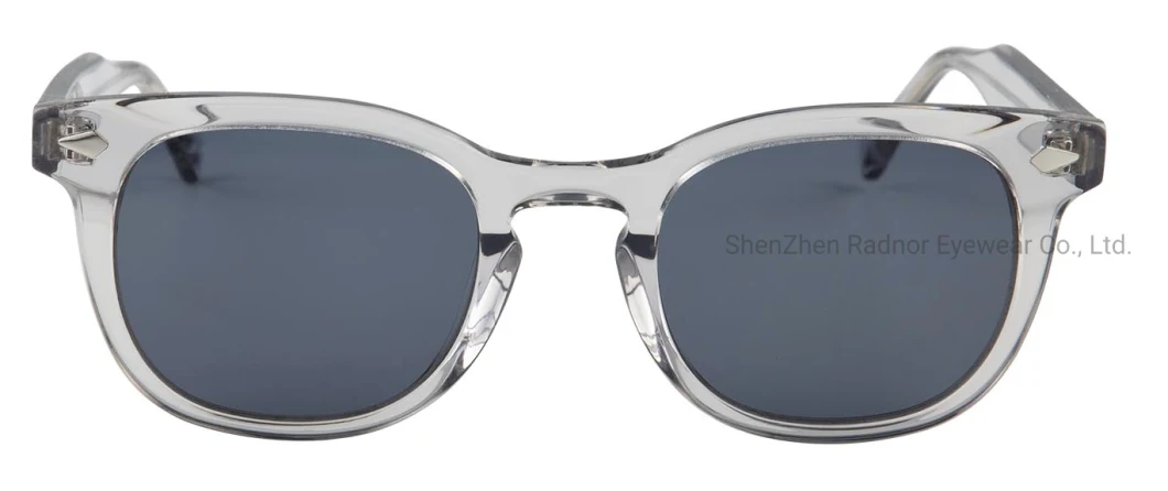 Fashionable Acetate Sunglasses with Custom Logo for Men (CE Standard)