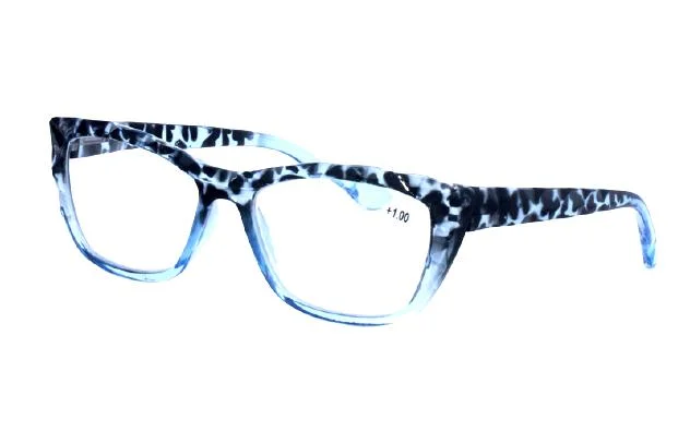 Factory Customization Classic Unisex Rectangular Diamond Pattern Temple Vintage Reading Glasses