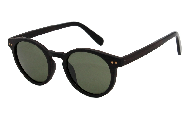 Factory Customized Fashion Unisex Classic Square Frame Designer Style UV400 Polarized Wood Sunglasses