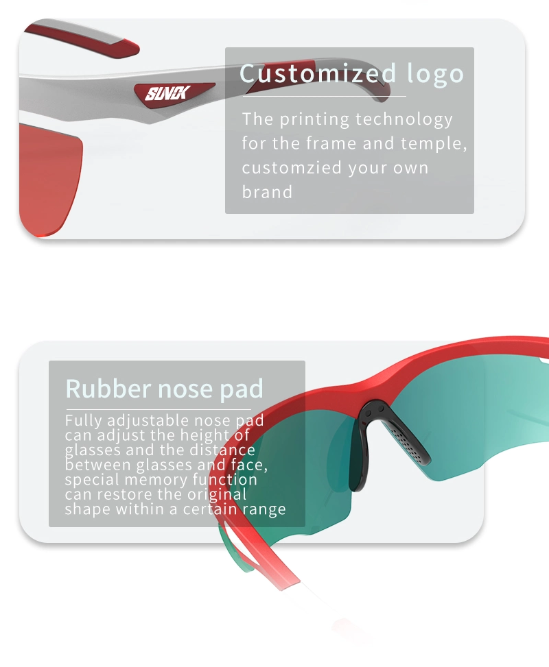 Detachable Frame Set Custom Logo Brand Sunglasses Sport Your Logo