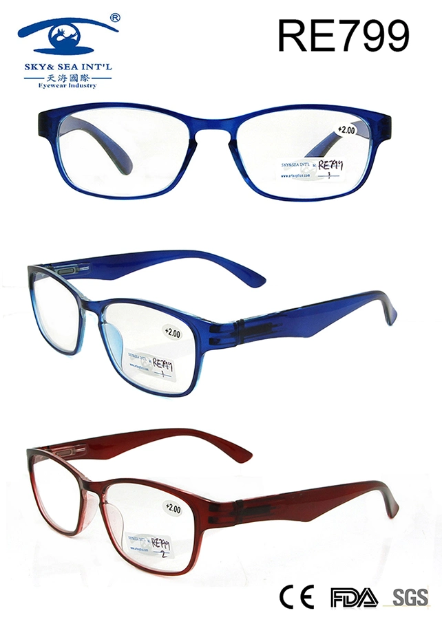 Fashionable Thick Injection Design Reading Glasses (RE799)