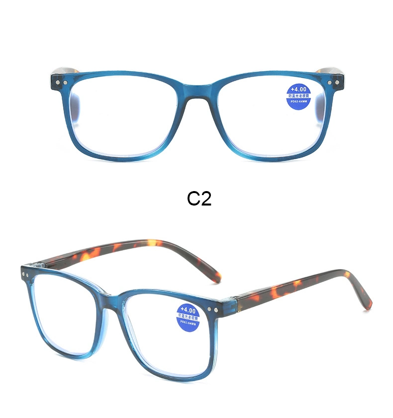Fashion New Popular Anti-Blue Reading Glasses Manufacturers Wholesale Reading Glasses Loved by The Elderly Men and Women Reading Glasses