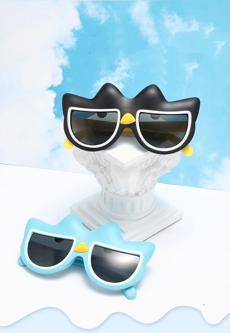 New Fashion Children&prime;s Sunglasses UV Sunglasses Kids Cartoon Cute Sunshade Sunscreen Glasses