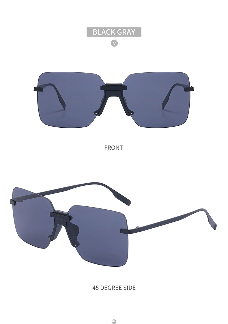 Ready to Ship Women Men Hot Selling Sun Glasses Square UV400 Lenses Luxury Metal Trendy Fashion Sunglasses