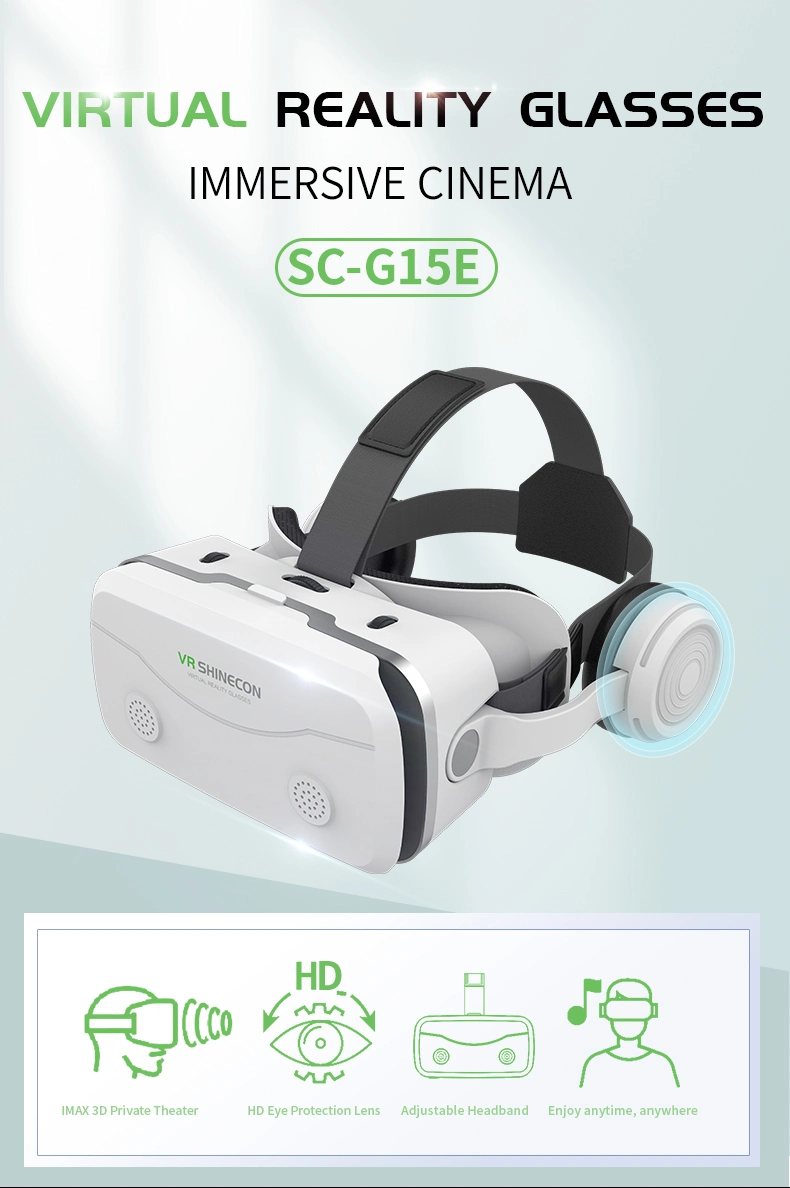 2023 New Product Plastic Box 3D Vr Glasses of Good Quality G15e