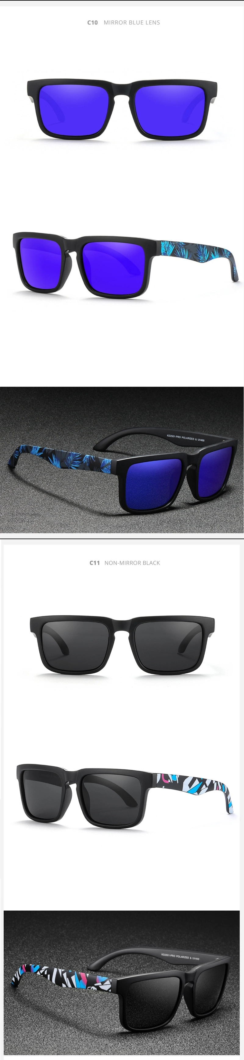 2023 New Wholesale Trendy High Quality Luxury UV400 Eyewear Men Women Shades Square Popular Glasses Designer Fashion Polarized Sunglasses