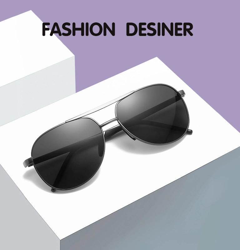 New Fashionable Classic Vintage Wholesale Sun Glasses Trendy Polarized UV400 Driver Metal Sunglasses for Men