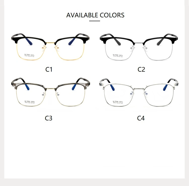 2020 New Designer Ultralight Flexible Eyewear Frame Plastic Steel Optical Anti Blue Light Glasses Eyeglasses Spectacle Frames