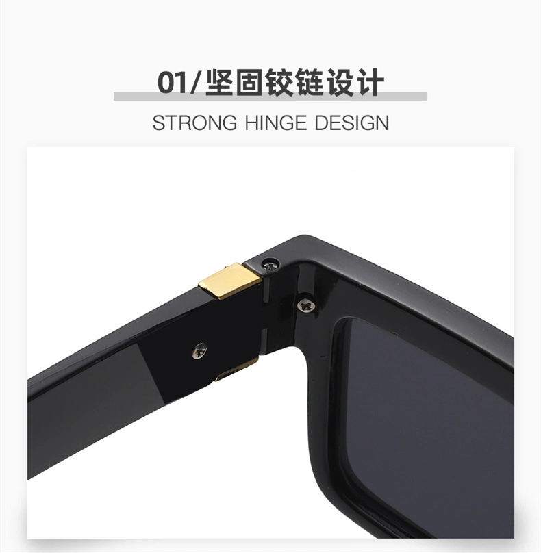 Fashionable Retro Modern Imitation Diamond Trend Men Women UV400 Sunglasses