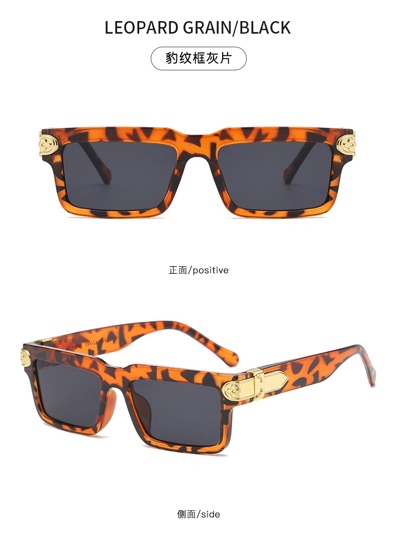 Fashionable Retro Modern Imitation Diamond Trend Men Women UV400 Sunglasses