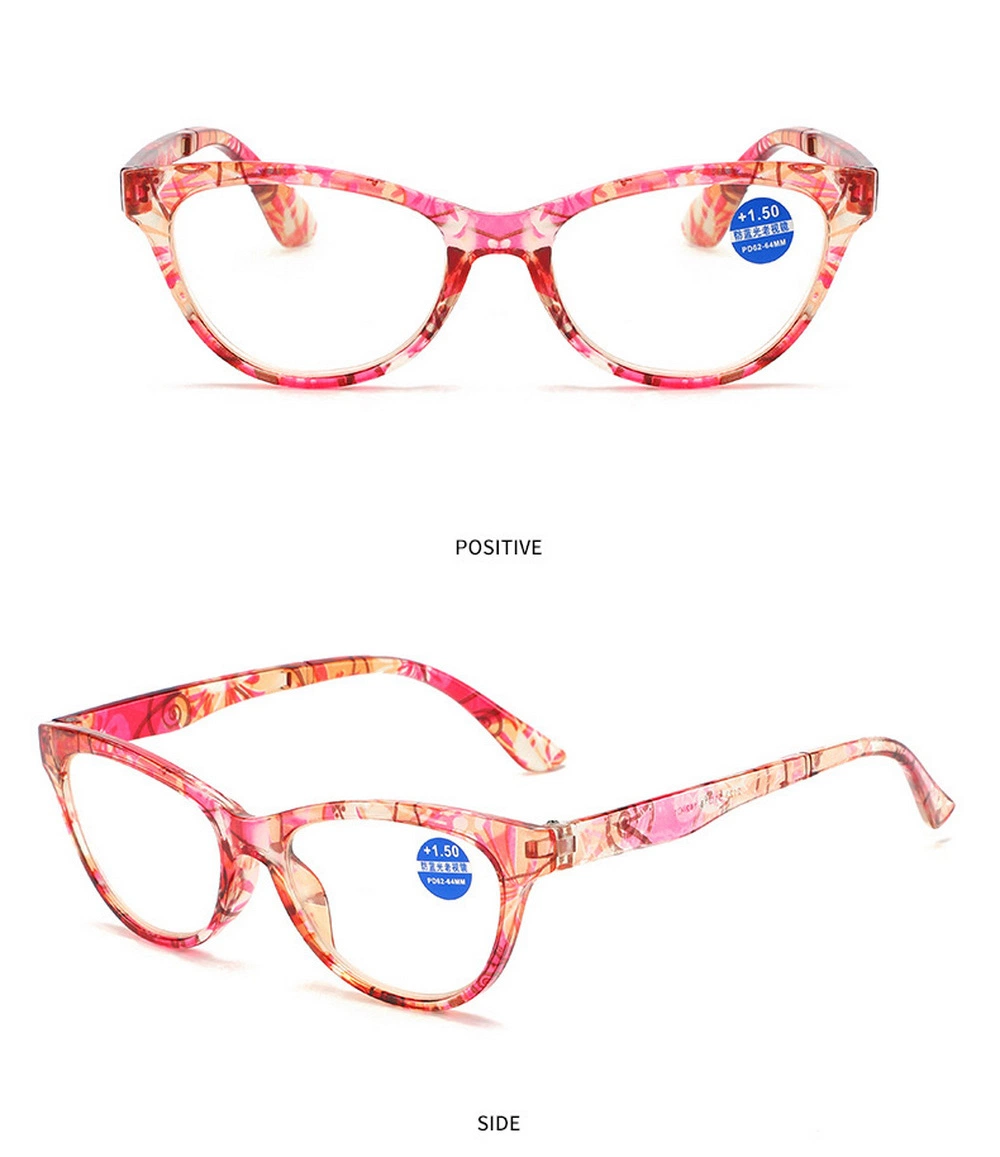 New Arrival High Quality PC Cat Eye Frame Reading Glasses in Ready Stock