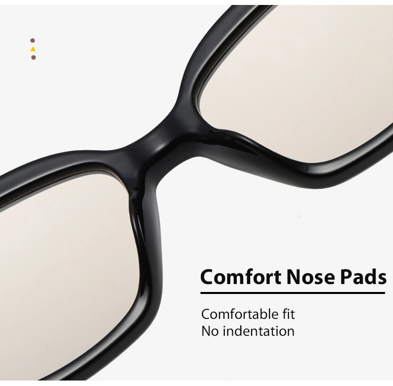 Square Frame Retro Y2K Fashion Amazon Sunscreen Sunglasses for Men and Women