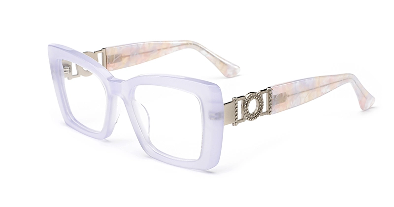 Four Colors Oversize Shape Ready Goods Eyeglasses Frame