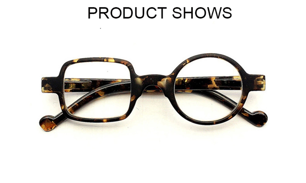 Cheap Fashion Asymmetrical Round&Square Men Women Presbyopia Glasses Reading Glasses