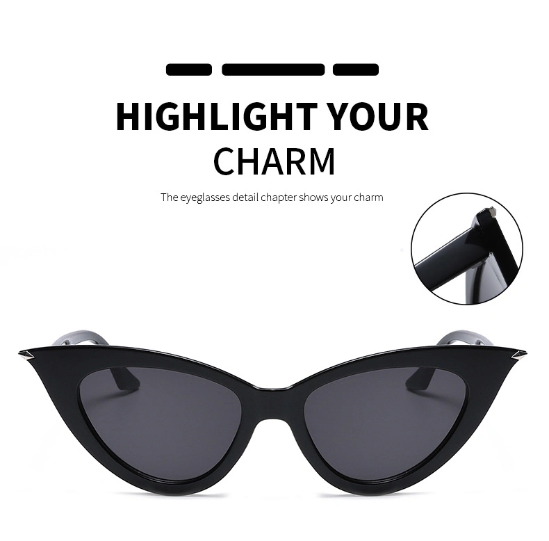 Retro Spectacles Cat Eye Fashion Shades Custom Designer Eyeglass Frames 2023 Eyewear Sun Glasses Women Men Sunglasses