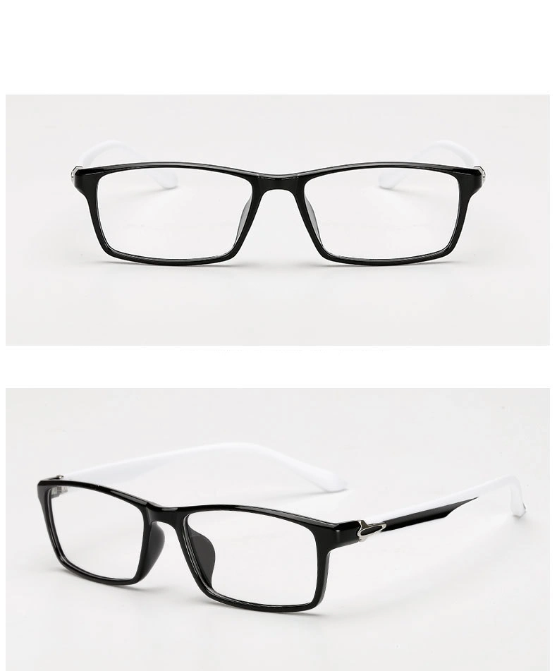 2020 New Fashion Square Flat Mirror Frame Mirror Plastic PC Glasses Frame Can Be Equipped with Presbyopia Myopia Glasses Frame