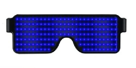 LED Light Love EL Glasses Shake Sound Flash Booster Holiday Gift Party Supply Glasses
