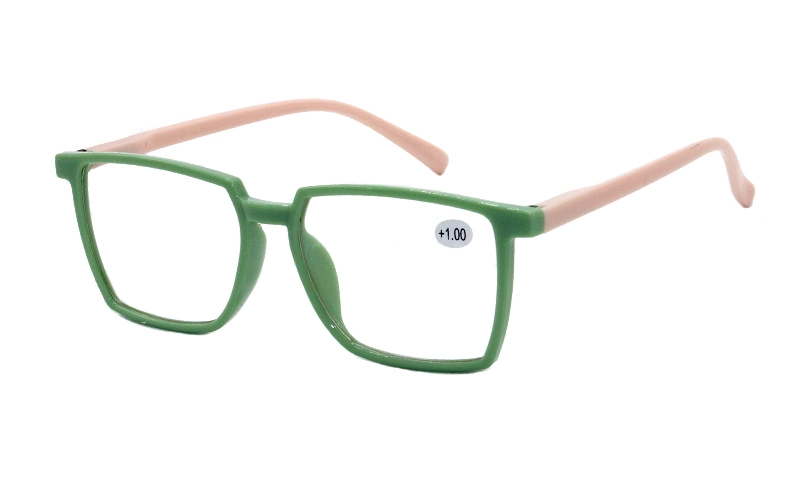 Slim Concise Style Candy Color Stitching Flexible Spring Hinge Reading Glasses