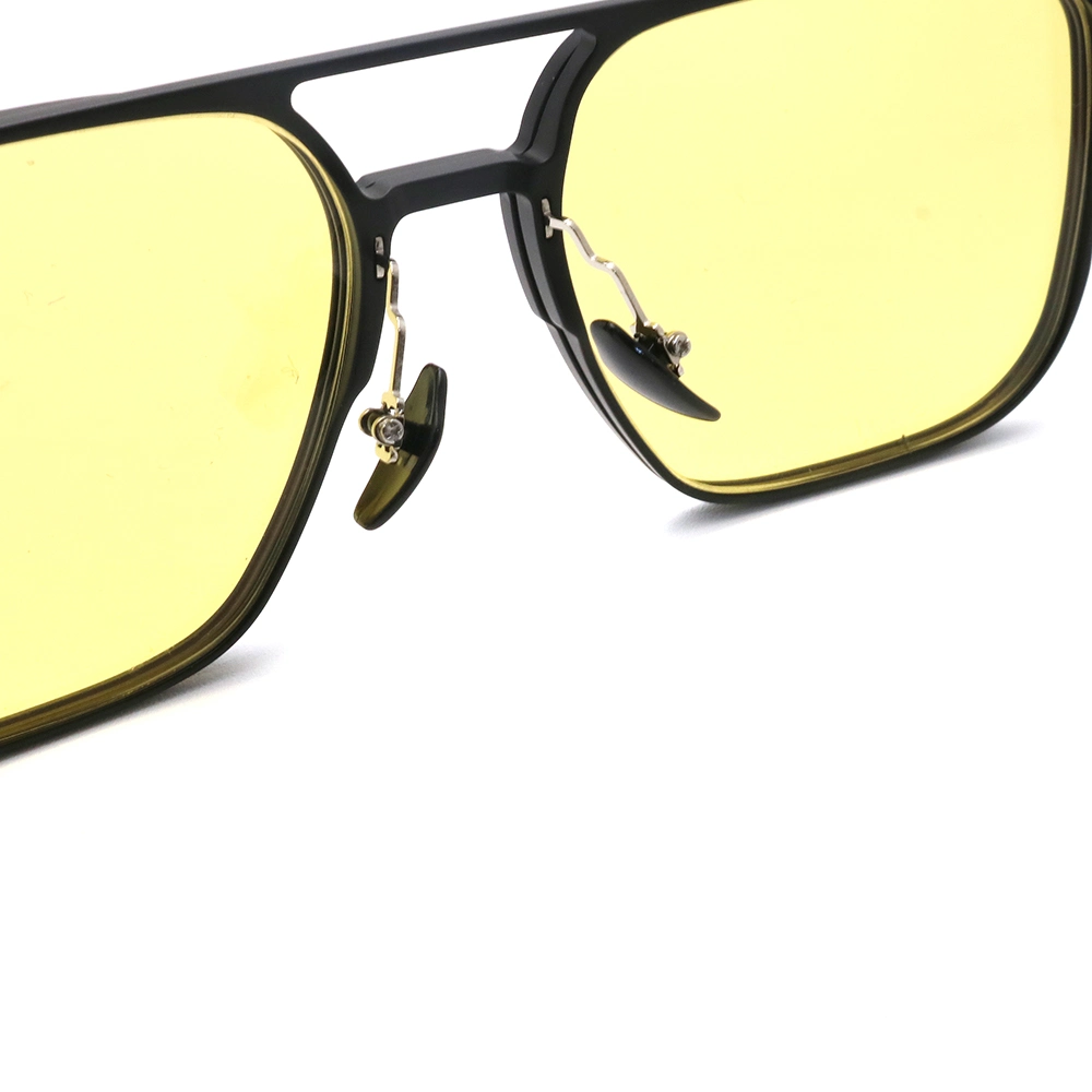 PC Polarized Mirror Night Vision Glasses Magnetic Clip on Sunglasses for Men