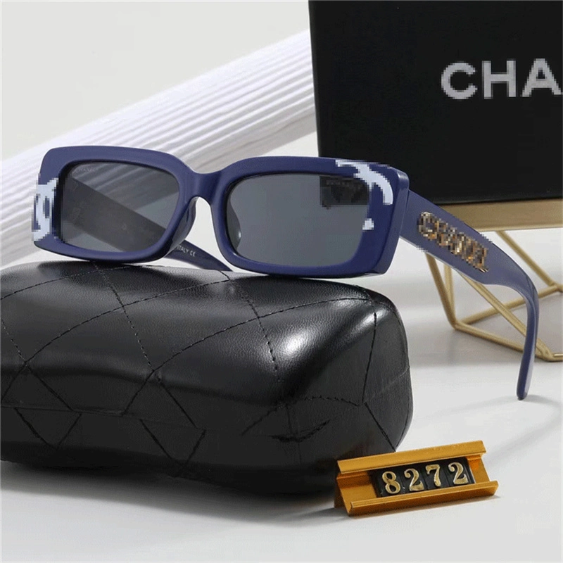 2023 Fashion New Luxury Famous Brands Designer Shades Square Women Sunglasses Big Size Frame Sun Shades Glasses Men UV400