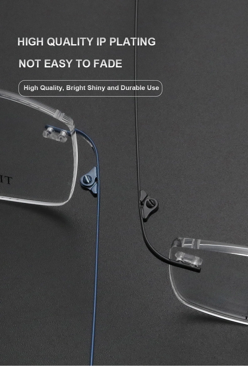 2024 Rimless Executive Optical Glasses Beta Titanium Frame Titan Metal Eyeglasses Eye Glasses Frames for Men