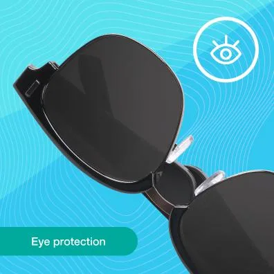 Wireless Glasses 5.0 Smart Waterproof Anti-Blue Light Sunglasses UV Proof Smart Audio Glasses