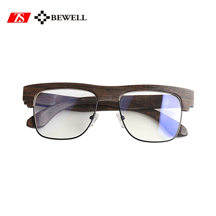 Popular Fashion Design Wood Reading Glasses with Spring Hinge