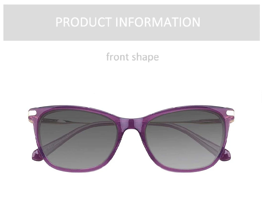 Gd Hot Sale Small Order Acetate Fashion Sunglasses Women and Men Vintage Sun Glasses UV Protection Glasse
