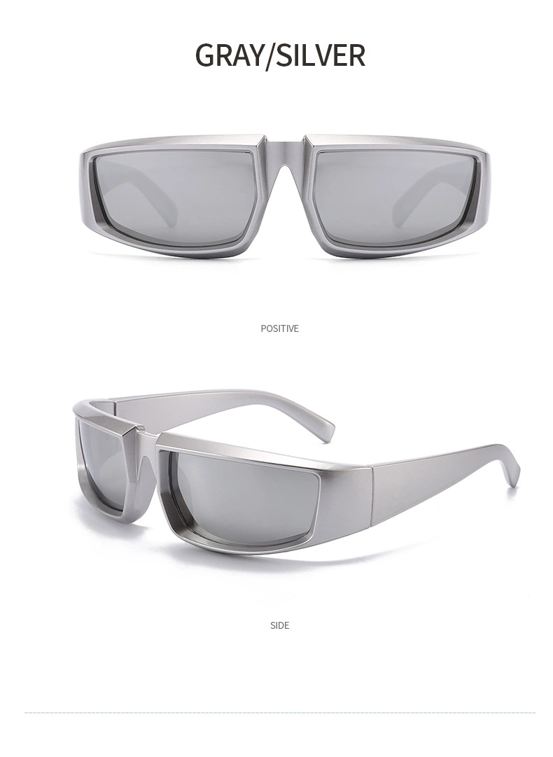 2024 New Cycling Sports Sunglasses Y2K Future Sunscreen Punk Glasses Hip Hop Fashion Designer Party Sunglasses