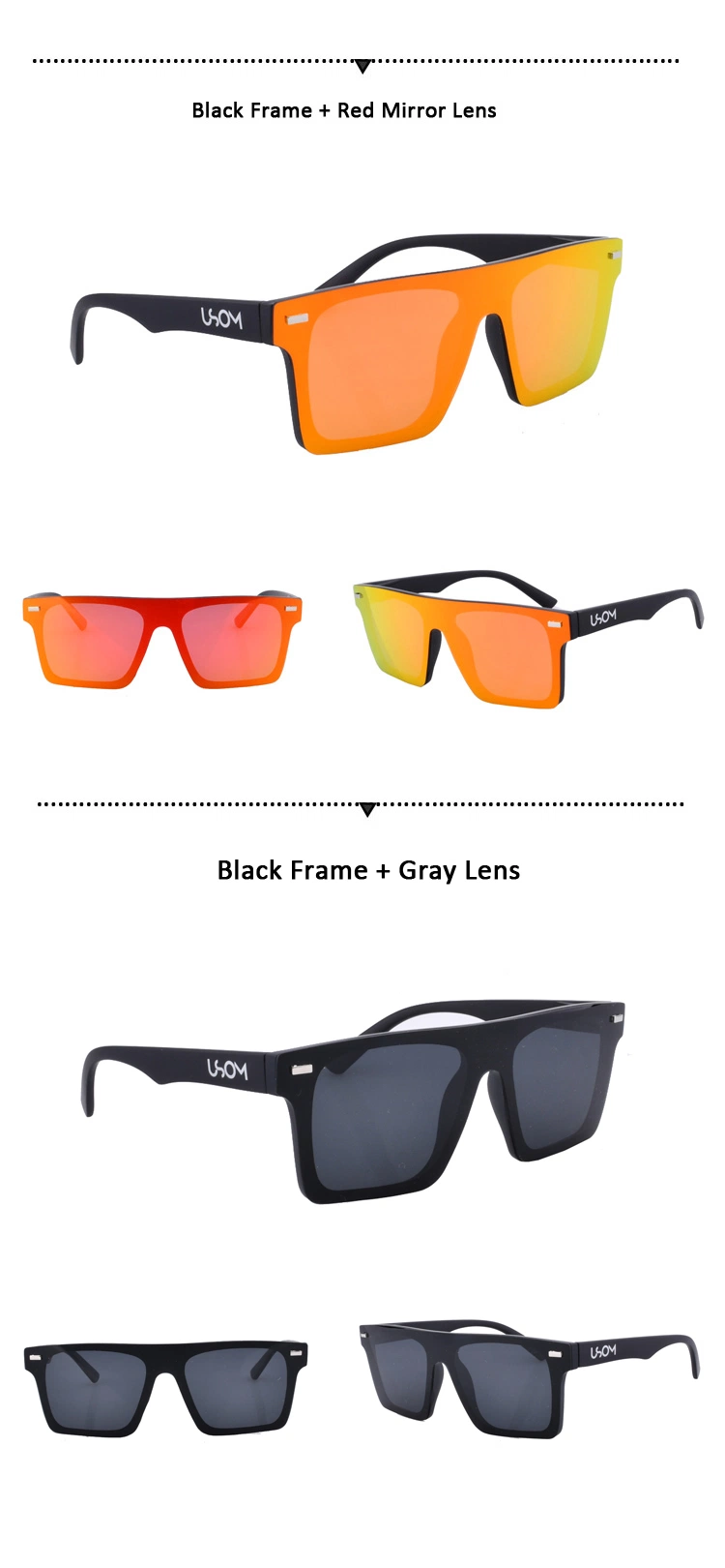 2024 Trending Fashion Accessories Colorful Unisex UV Polarized Anti Salt Sunglasses with Logo