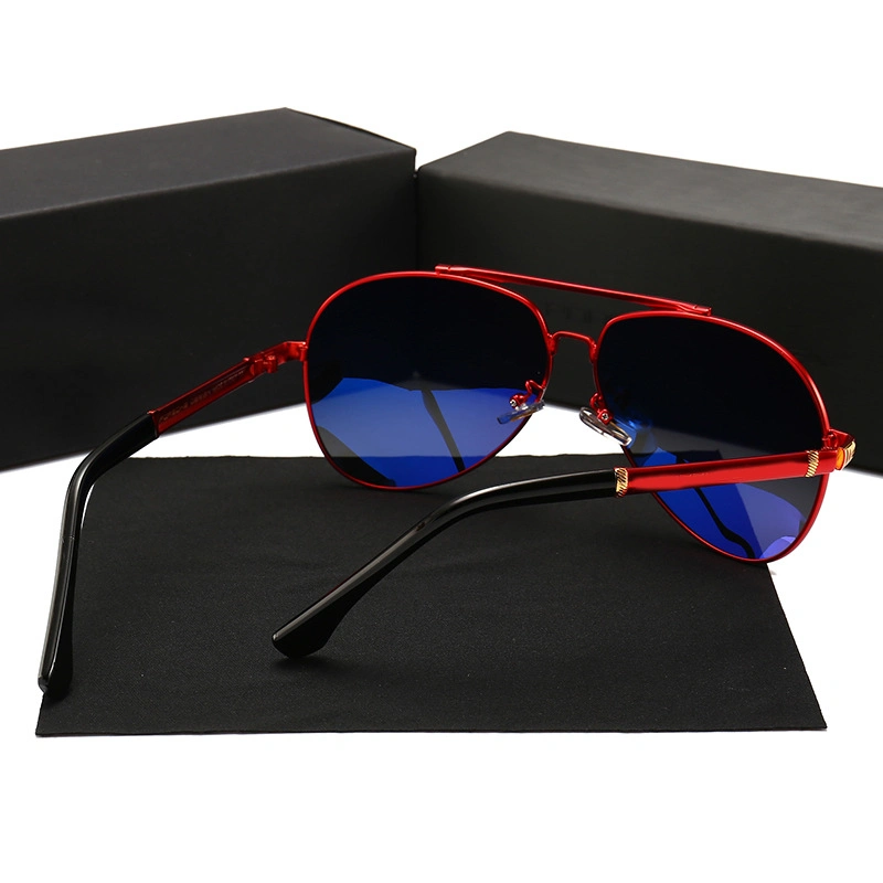 Wholesale High Quality Custom Logo UV400 Night Driving Bridge Sport Metal Frame 2024 Brand Men Fashion Sunglasses