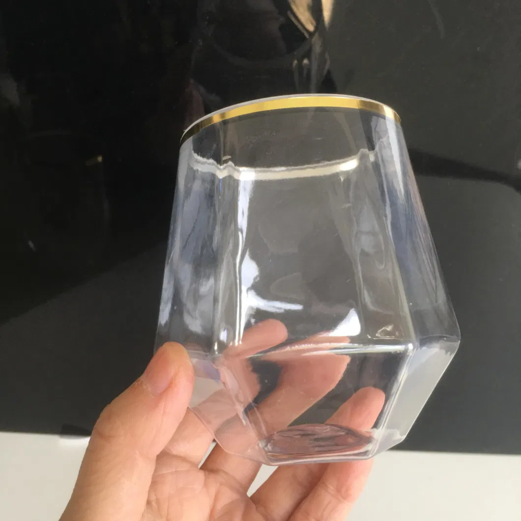Factory Stemless Plastic Wine Glasses Shatterproof Champagne Flutes Recyclable Unbreakable Cocktail Cup