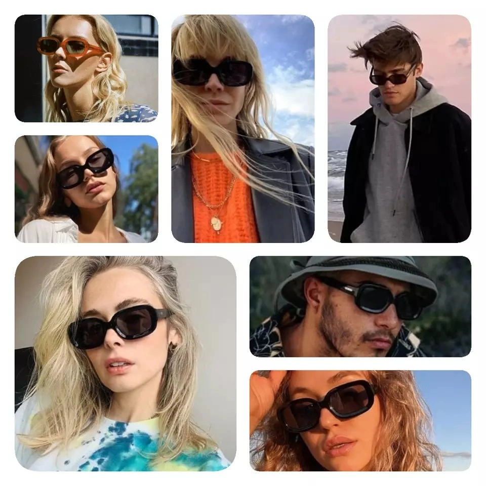 Lunettes-Soleil Shades Luxury Contrast Enhancing Oval Women Designer Mens Fashion HD Polarized Custom PC Frame Sunglasses