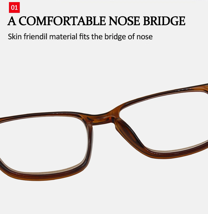 Handmade Casting Quality Square Frame Designer Eyewear Stylish Friendly Material Reading Glasses