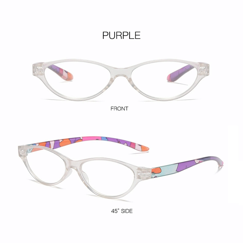 New Product Popular Fashion Trend Elegant Anti-Blue Blocking Light Eyewear Women Colorful Reading Glasses