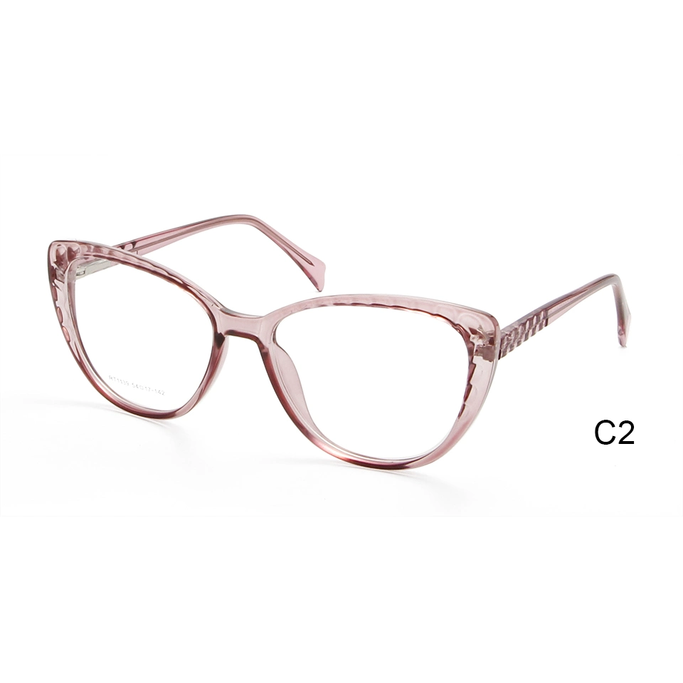 Optical Cat Eye Glasses Frame for Women Optical Frame Optic PC+Cp Spectacle Frames Spring Hinge