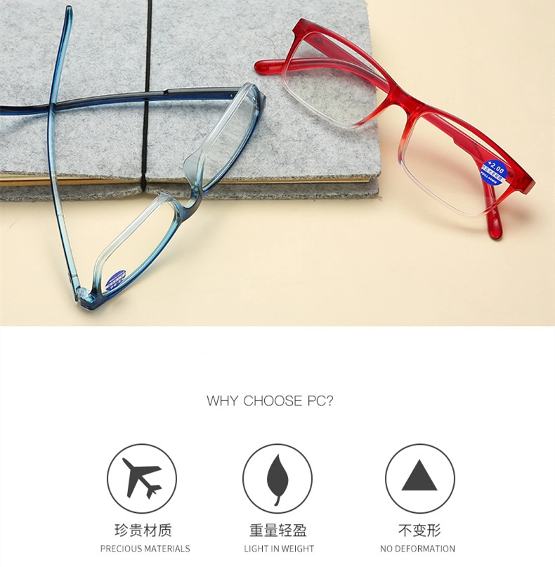 Amazon Custom Logo Fashion Light Comfortable Blue Light Blocking Reading Glasses