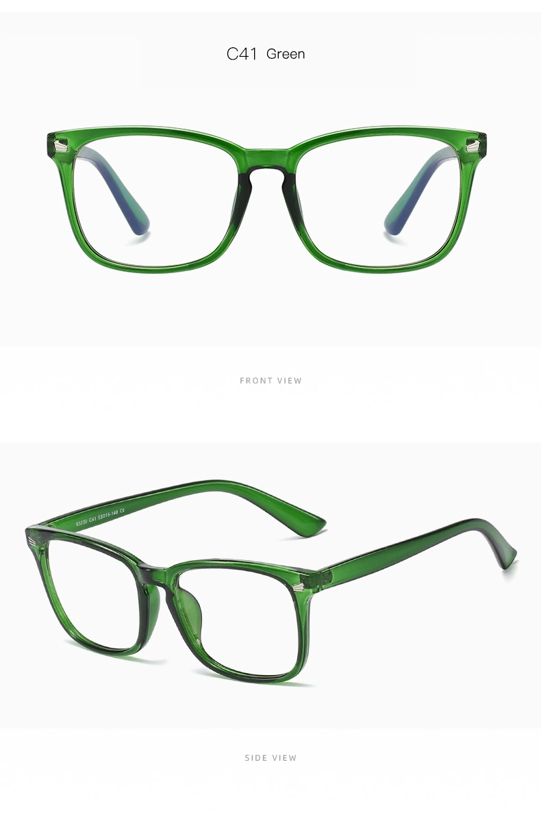 Anti-Blue Glasses Women&prime;s Comfortable Computer Goggles Flat Glasses