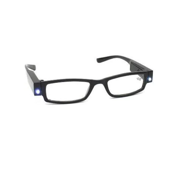 Zwholesale Low Prices Rechargeable LED Glasses Reading Glasses with LED Light