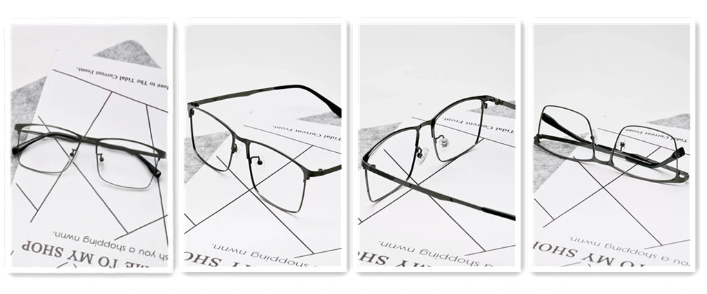 Half Frame Titanium Material Reading Glasses with CE