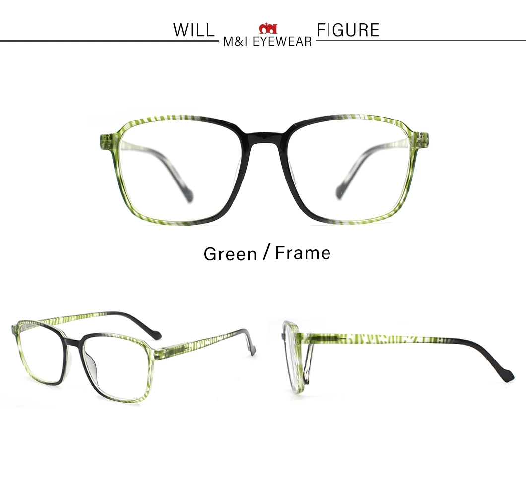 Eco-Friendly Green Trendy Reading Glasses Designer Eyewear High Quality Unisex Reading Glasses