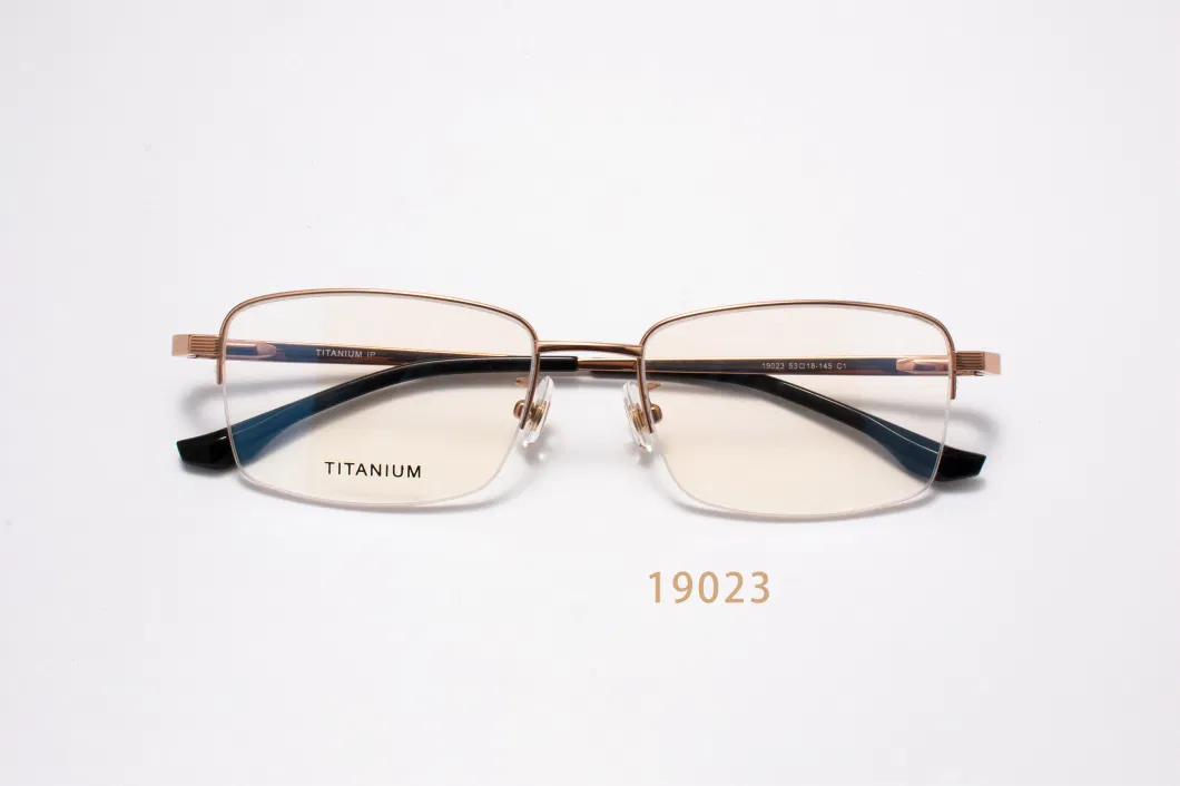 Half Frame Titanium Material Reading Glasses with CE
