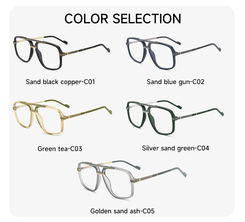 Fashion 2022 Tr90 Optical Eye Glasses Frames Men Spectacle Frames